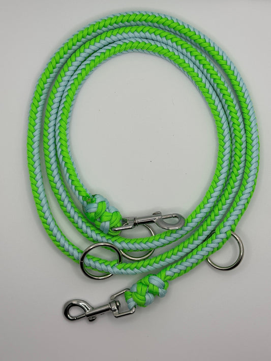 Leine - Green Herringbone