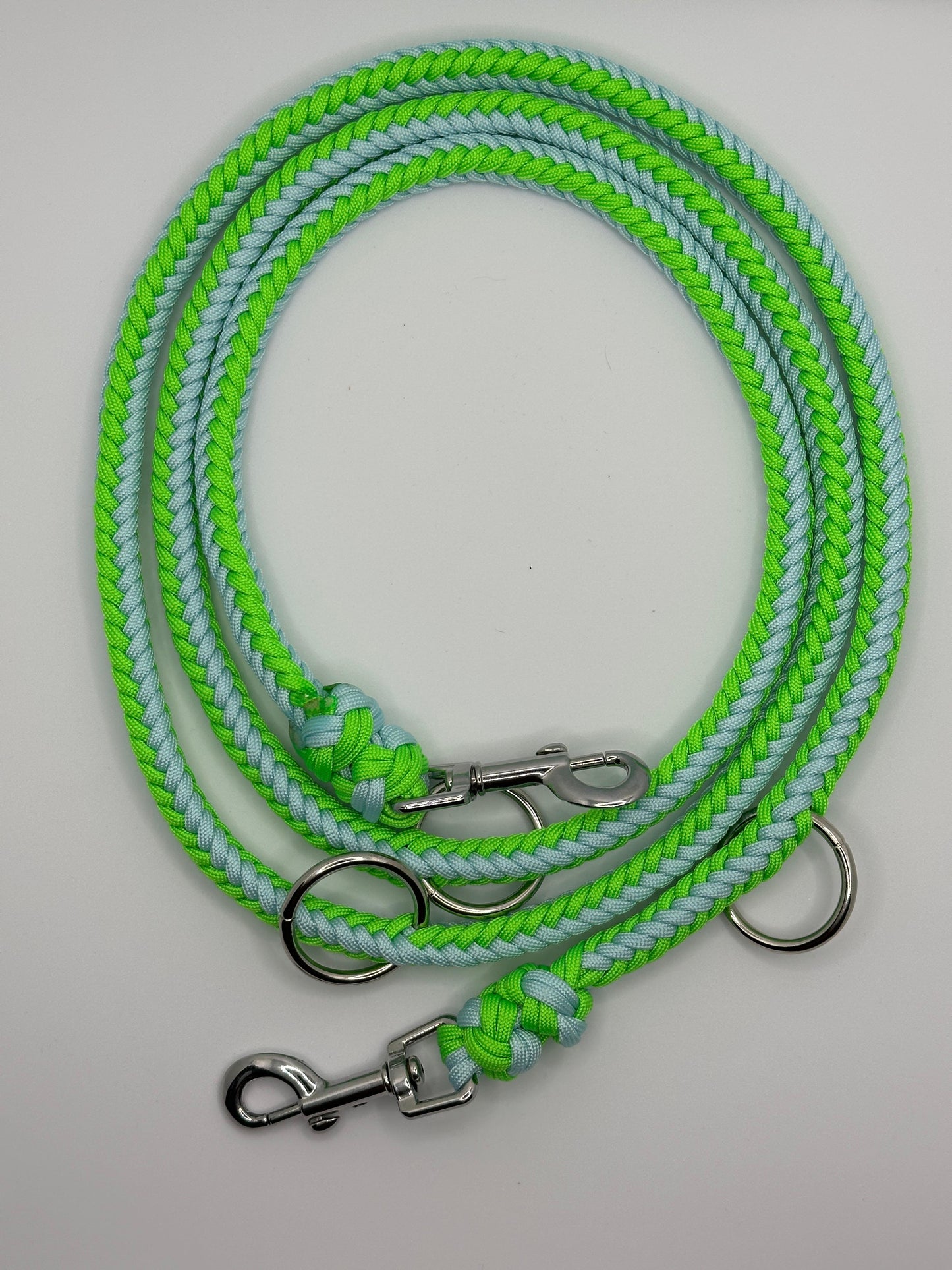 Leine - Green Herringbone